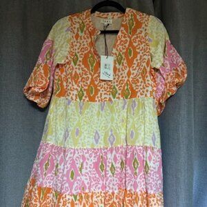 THML Puff Sleeve Dress - S NWT